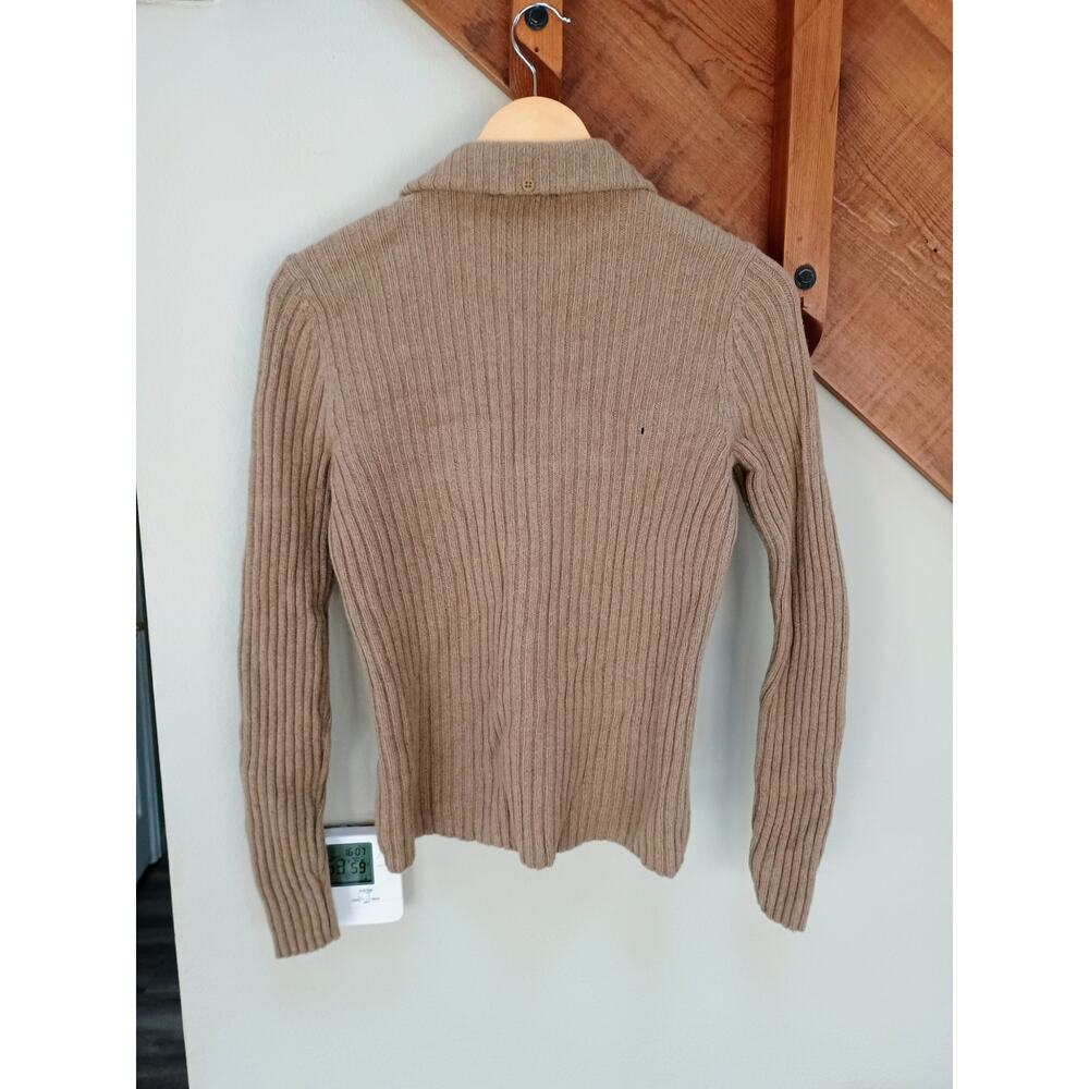 Lauren Ralph Lauren Fair Isle Nordic luxury lambswool angora cashmere full zip M - Picture 5 of 16